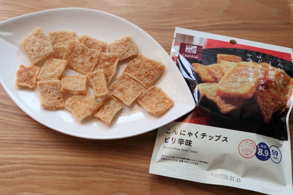 口コミ ローソンこんにゃくチップスピリ辛食べてみた 味や糖質は あたしmaker